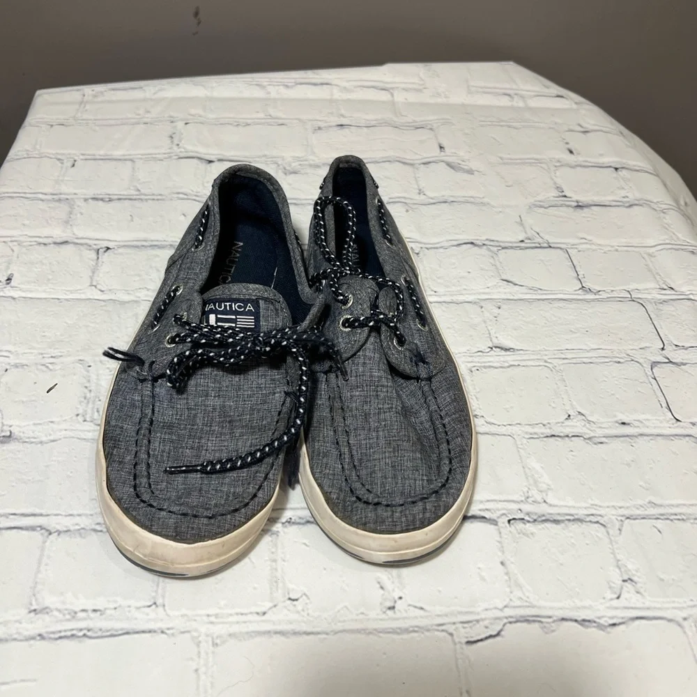 Girls' Nautica Boat Shoes, Size 4